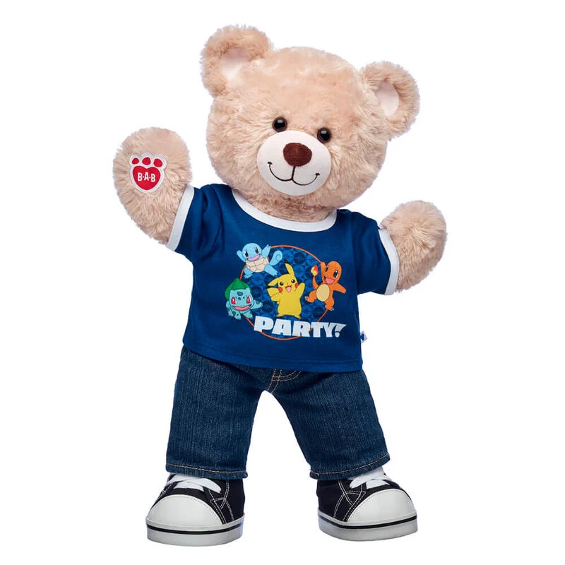 Happy Hugs Teddy Bear Pokémon Party Gift Set