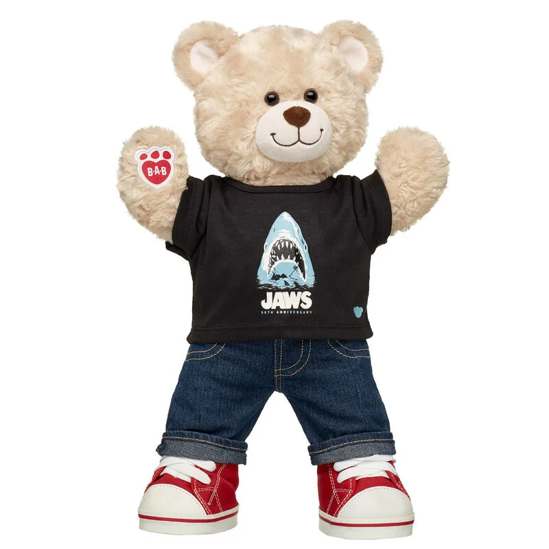 Happy Hugs Teddy Bear "Jaws" 50th Anniversary Gift Set