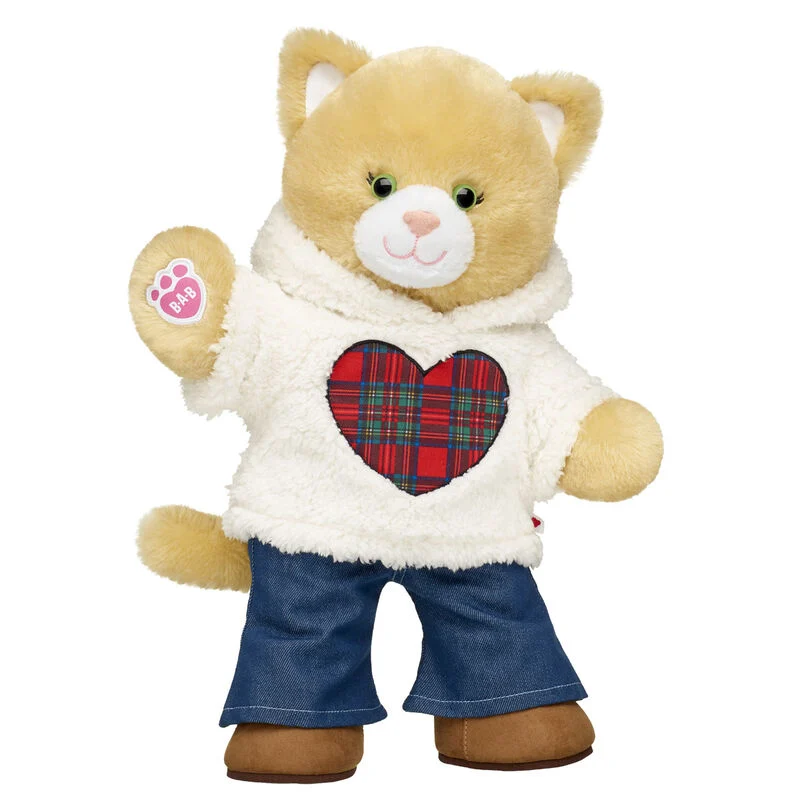 Jennifur Cat Plush Tartan Gift Set