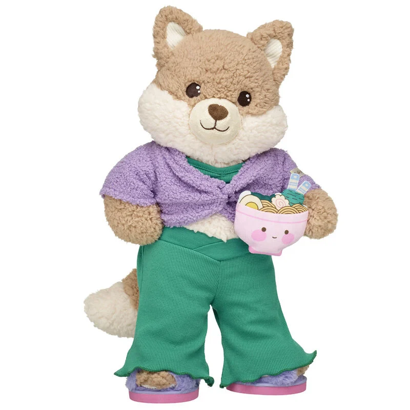 Fuzzy Fox Stuffed Animal Ramen Gift Set