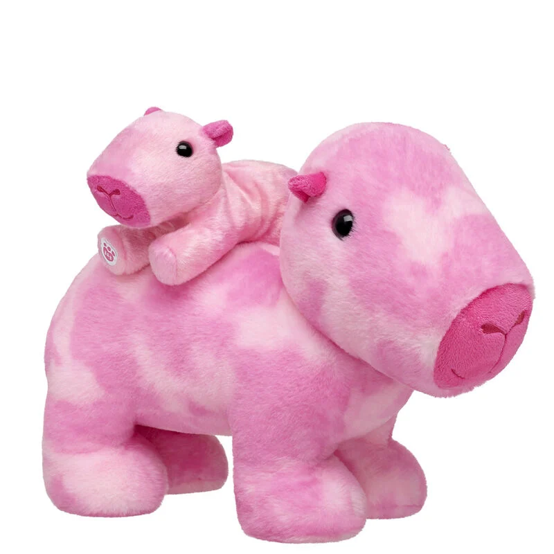 Pink Capybara Stuffed Animal with Build-A-Bear Mini Bean®