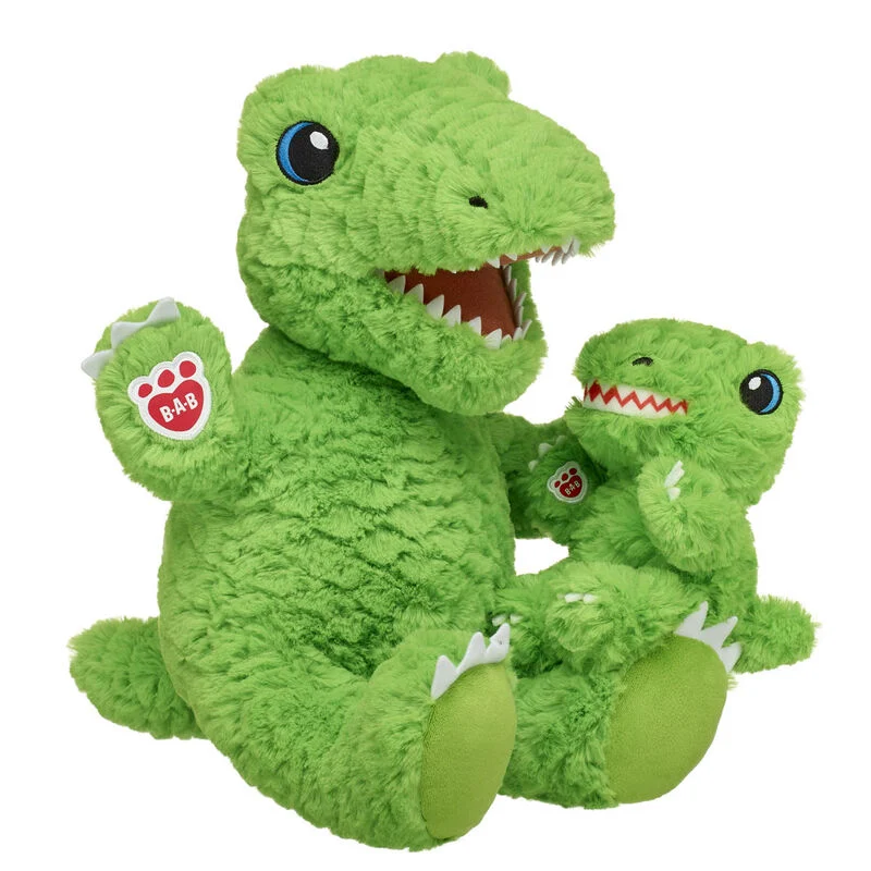 Dino-Mite T-Rex Stuffed Animal & Build-A-Bear Mini Beans® Gift Set