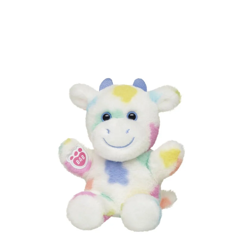 Build-A-Bear Mini Beans® Colorful Splatter Cow Stuffed Animal