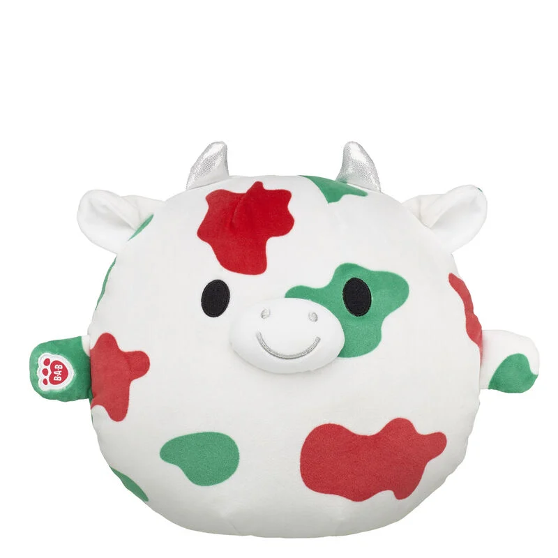 SKOOSHERZ™ Mooey Christmas Cow Stuffed Animal