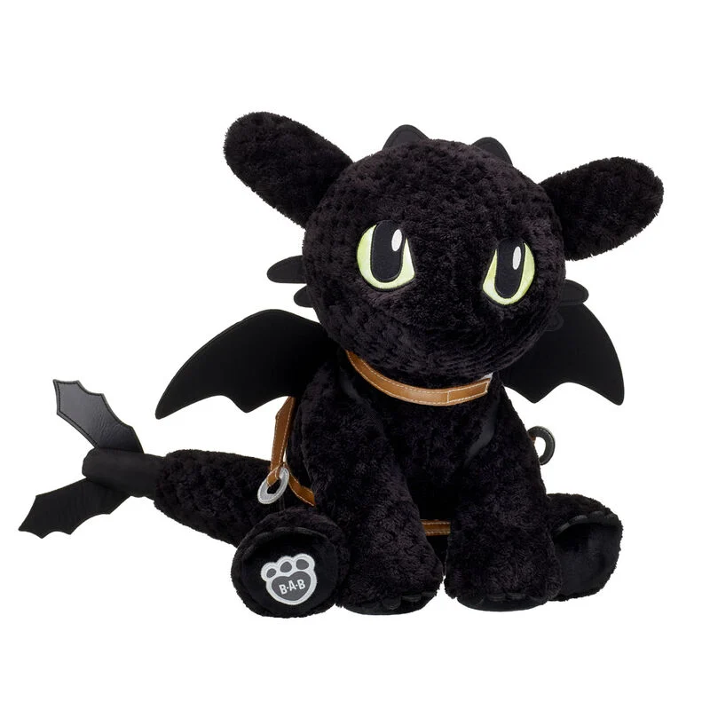 How to Train Your Dragon Toothless Plush with Saddle