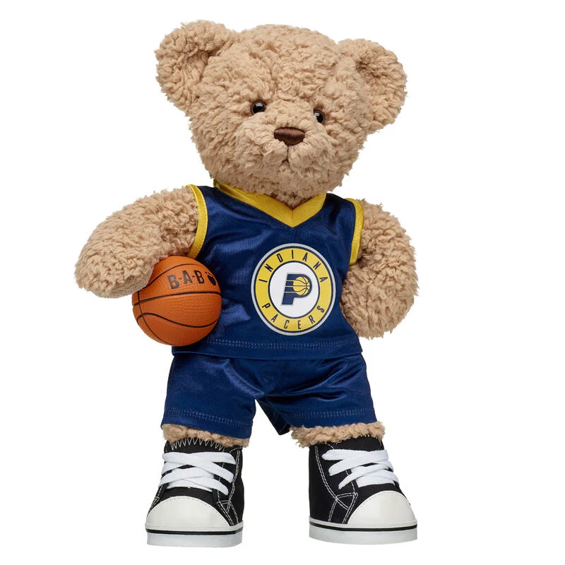 Timeless Teddy Bear Indiana Pacers Basketball Gift Set