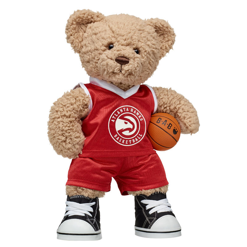 Timeless Teddy Bear Atlanta Hawks Basketball Gift Set