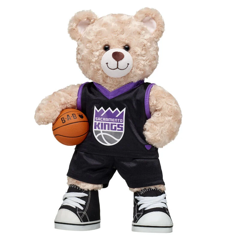 Happy Hugs Teddy Bear Sacramento Kings Basketball Gift Set